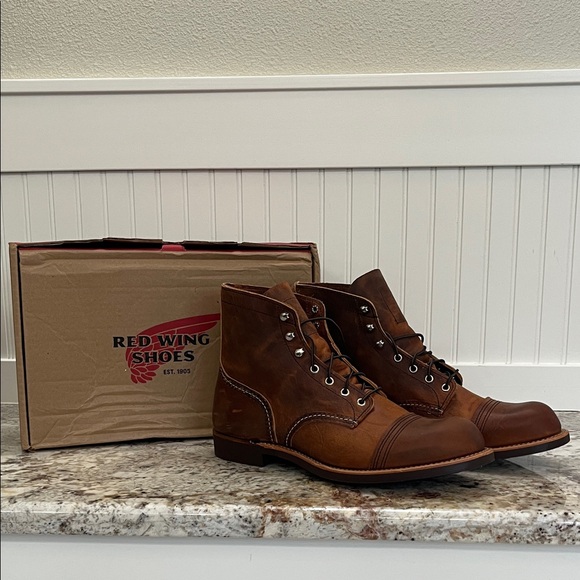 NWOT Red Wing Boots Iron Ranger Copper - Picture 3 of 11